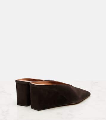 Cube 75 suede wedge mules | Alaïa