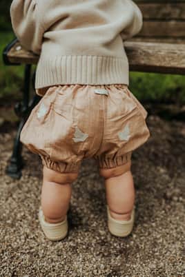 Bébé – Culotte bloomer Merin brodée | Donsje