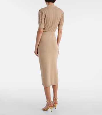 Cotton and cashmere pencil skirt | Alessandra Rich