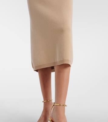 Cotton and cashmere pencil skirt | Alessandra Rich
