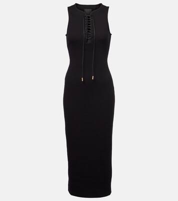 Ribbed-knit cotton midi dress | Givenchy