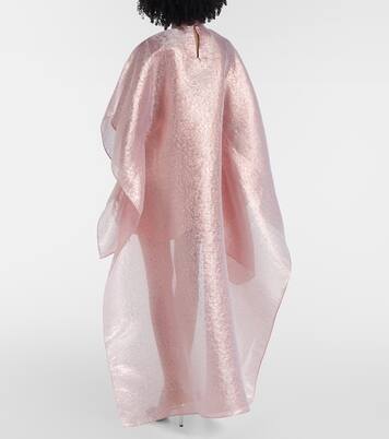 Dallas asymmetric organza kaftan | Taller Marmo