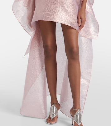 Dallas asymmetric organza kaftan | Taller Marmo