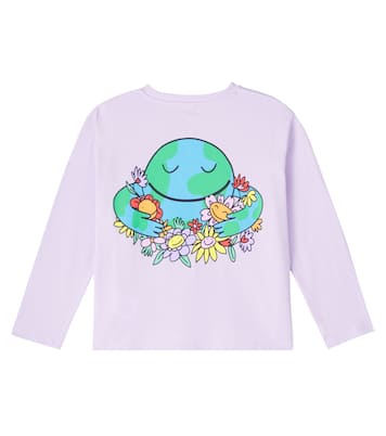 Printed cotton jersey T-shirt | Stella McCartney Kids