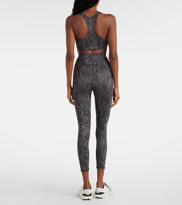 Printed high-rise leggings | Adidas by Stella McCartney