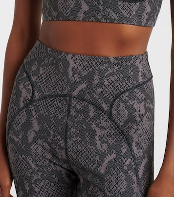 Printed high-rise leggings | Adidas by Stella McCartney