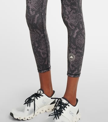 Printed high-rise leggings | Adidas by Stella McCartney