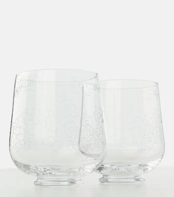Set de 4 verres Midnight Flowers Dark Viola par Marni | Serax