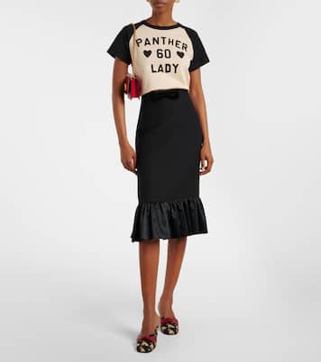 Mules Knotty 60 de piel estampada | Valentino Garavani