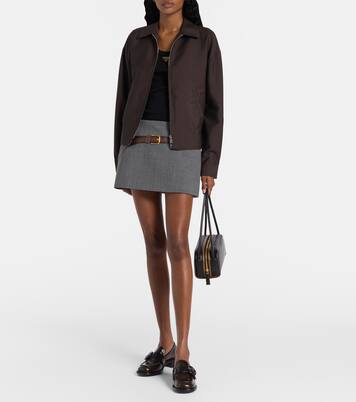 Ribbed-knit cotton jersey tank top | Prada