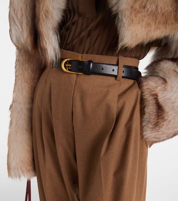 Dome leather belt | Khaite