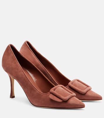 Pumps Maysale 90 in suede | Manolo Blahnik
