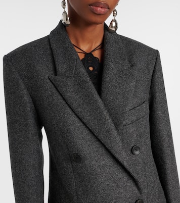 Irene double-breasted virgin wool coat | Isabel Marant