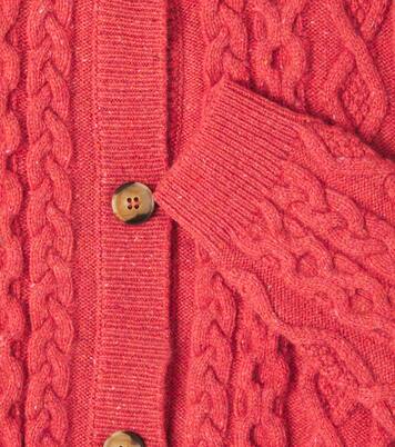 Lalisa cable-knit wool-blend cardigan | Bebe Organic