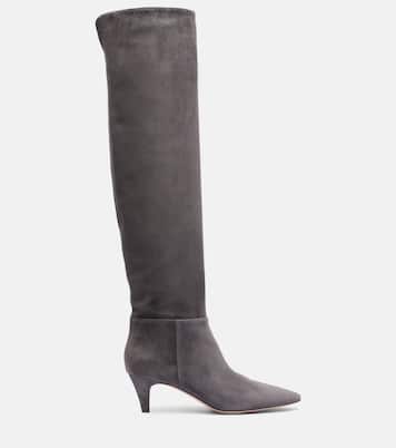 Elise 55 suede knee-high boots | Gianvito Rossi