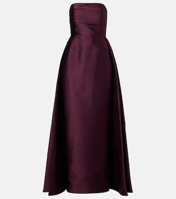 Robe longue en satin | Solace London