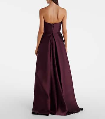 Robe longue en satin | Solace London