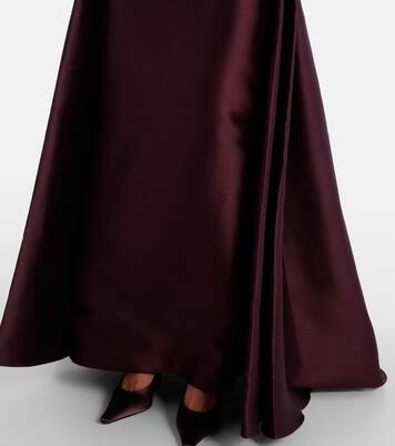 Robe longue en satin | Solace London