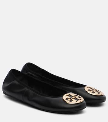 Reva Travel leather ballet flats | Tory Burch