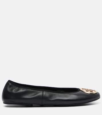 Reva Travel leather ballet flats | Tory Burch