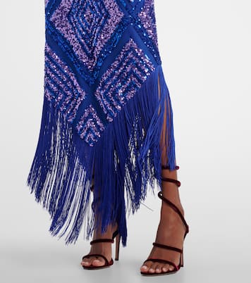 Robe longue Nina à sequins | Taller Marmo