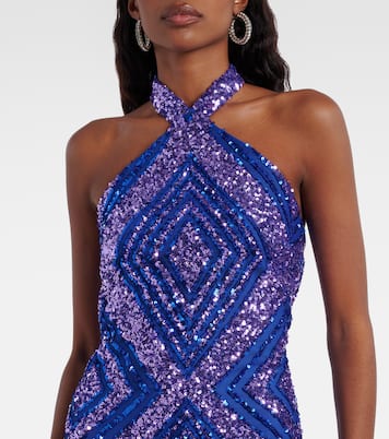 Robe longue Nina à sequins | Taller Marmo