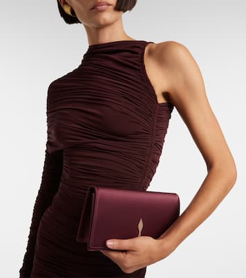 Clutch Bettina Small in crêpe di raso | Christian Louboutin