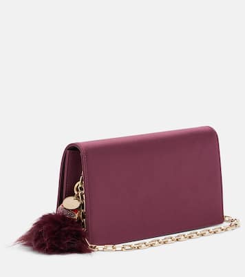Clutch Bettina Small in crêpe di raso | Christian Louboutin