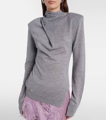 Virgin wool turtleneck sweater | The Attico