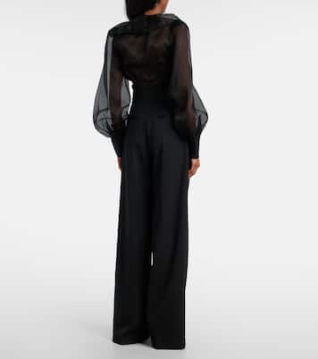 Pantalon ample Danna à taille haute | Rebecca Vallance