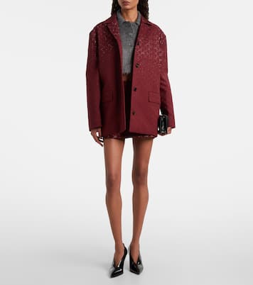 Blazer in canvas GG Crystal | Gucci