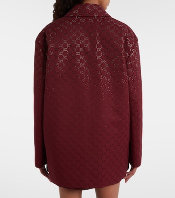 Blazer in canvas GG Crystal | Gucci