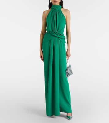 Cutout gathered maxi dress | Johanna Ortiz
