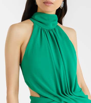 Cutout gathered maxi dress | Johanna Ortiz