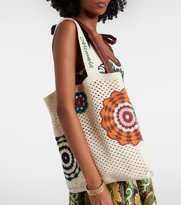 Medium crochet tote bag | Alémais