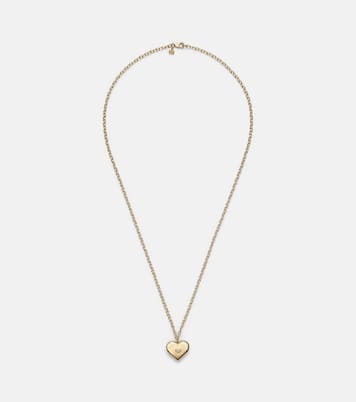 Wallpaper Heart 14kt gold pendant necklace with diamonds | Sydney Evan