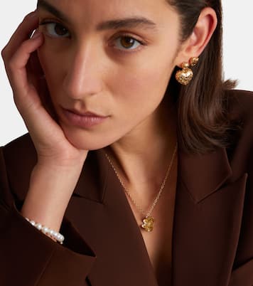 Wallpaper Heart 14kt gold pendant necklace with diamonds | Sydney Evan