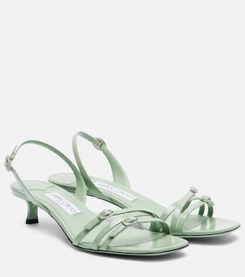 Slingback-Sandalen Kaira aus Lackleder | Jimmy Choo