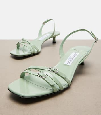 Slingback-Sandalen Kaira aus Lackleder | Jimmy Choo