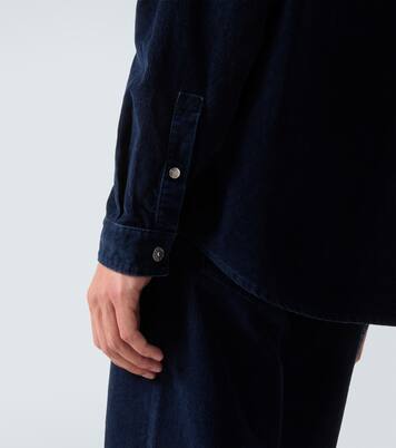 Compass cotton-blend corduroy overshirt | Stone Island