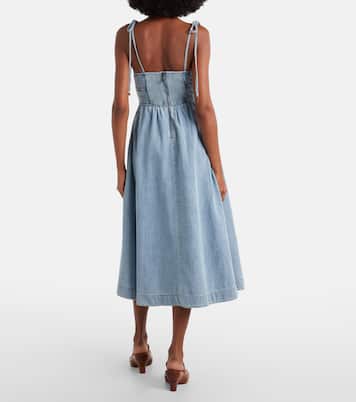 Wanderlust denim midi dress | Zimmermann