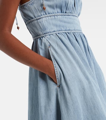 Wanderlust denim midi dress | Zimmermann