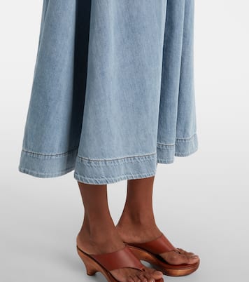 Wanderlust denim midi dress | Zimmermann