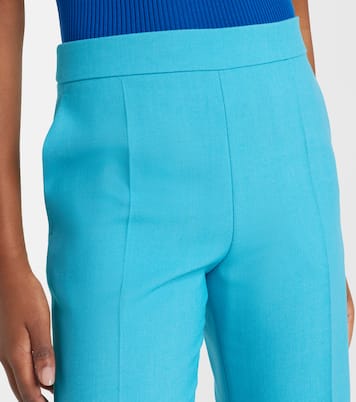 Gerade Cropped-Hose aus Crêpe | Chloé