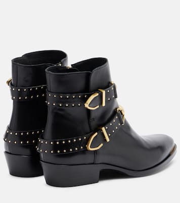 Zalya studded leather ankle boots | Isabel Marant