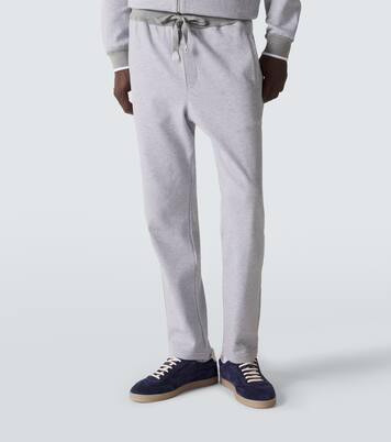 Cotton-blend jersey sweatpants | Brioni
