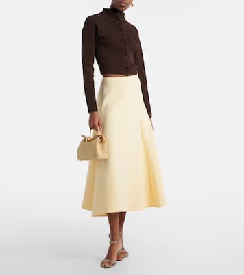 Henkeltasche Valérie Small aus Veloursleder | Jacquemus