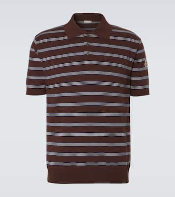 Polo rayé en coton | Moncler