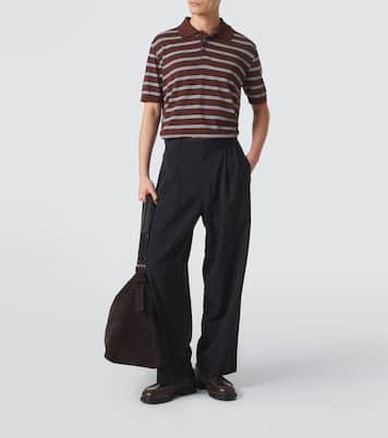 Polo rayé en coton | Moncler
