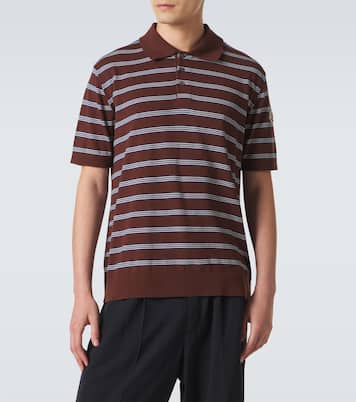 Polo rayé en coton | Moncler